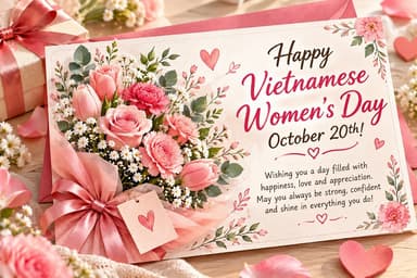 40+ từ vựng tiếng Anh ngày 20/10 ý nghĩa kèm viết thiệp