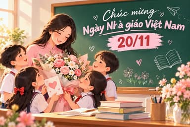 25+ từ vựng tiếng Anh ngày 20/11 và mẫu viết thiệp ý nghĩa