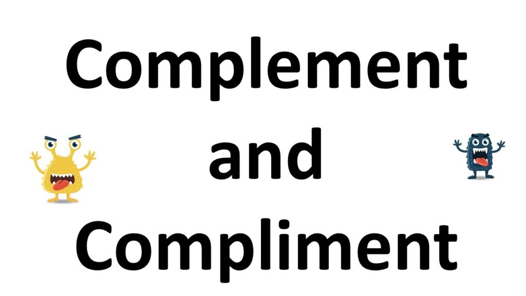 cách phân biệt Complementary và Complimentary