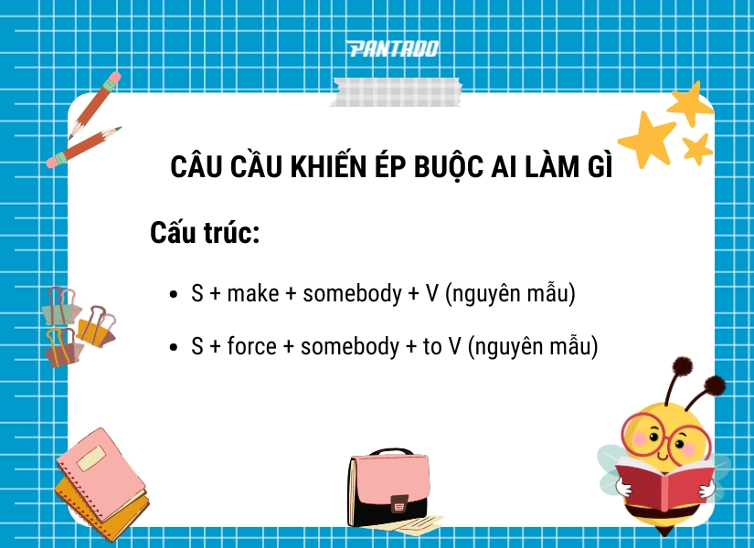 Câu cầu khiến ép buộc ai làm gì