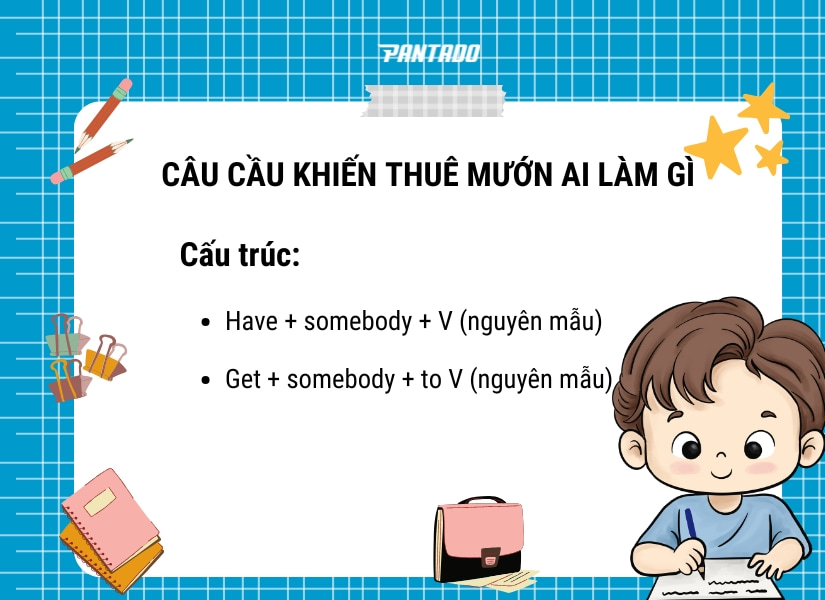 Câu cầu khiến thuê - mướn ai làm gì