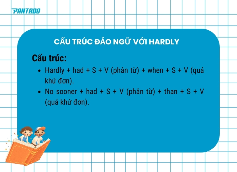 Hardly trong cấu trúc đảo ngữ