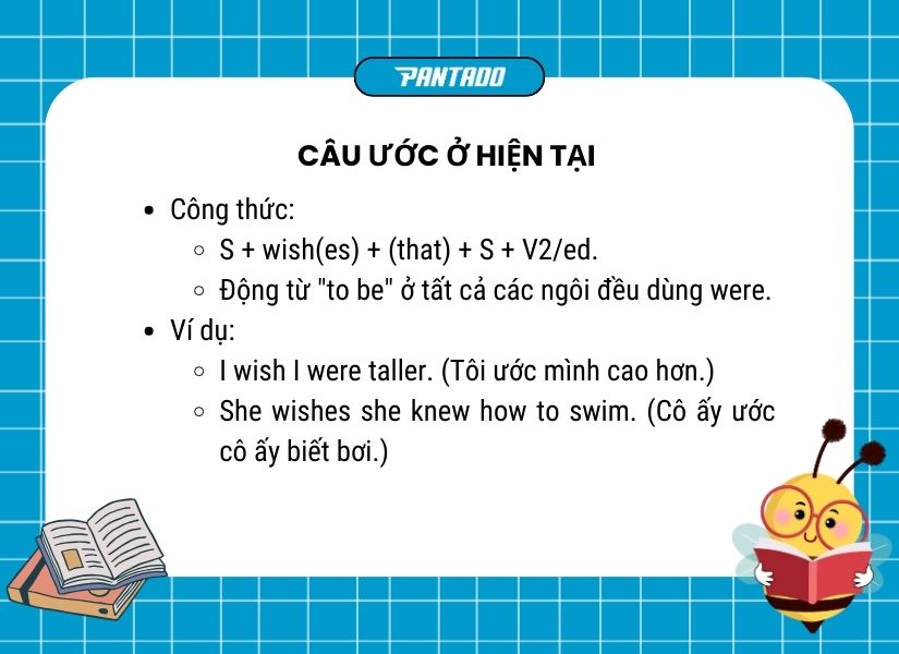 Cấu trúc câu ước ở hiện tại trong tiếng Anh