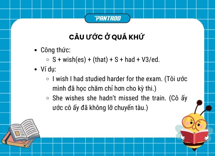 Cấu trúc câu ước ở quá khứ