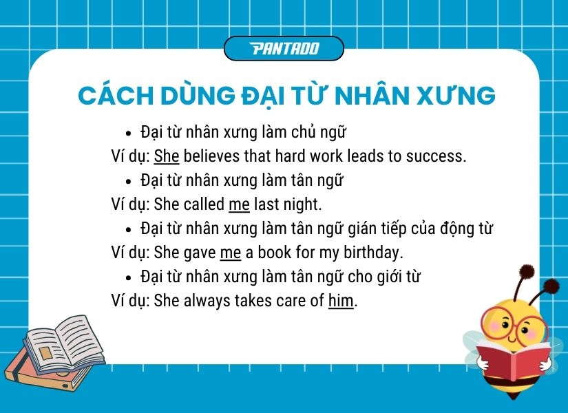 Cách dùng đại từ nhân xưng