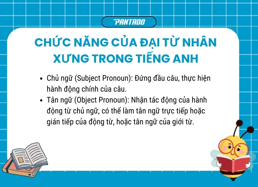 Chức năng của đại từ nhân xưng trong tiếng Anh