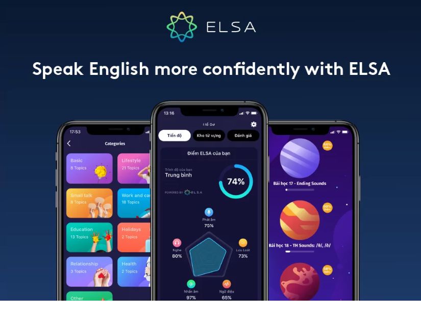 ELSA Speak - app luyện nói tiếng Anh  miễn phí được ưa chuộng nhất năm 2024