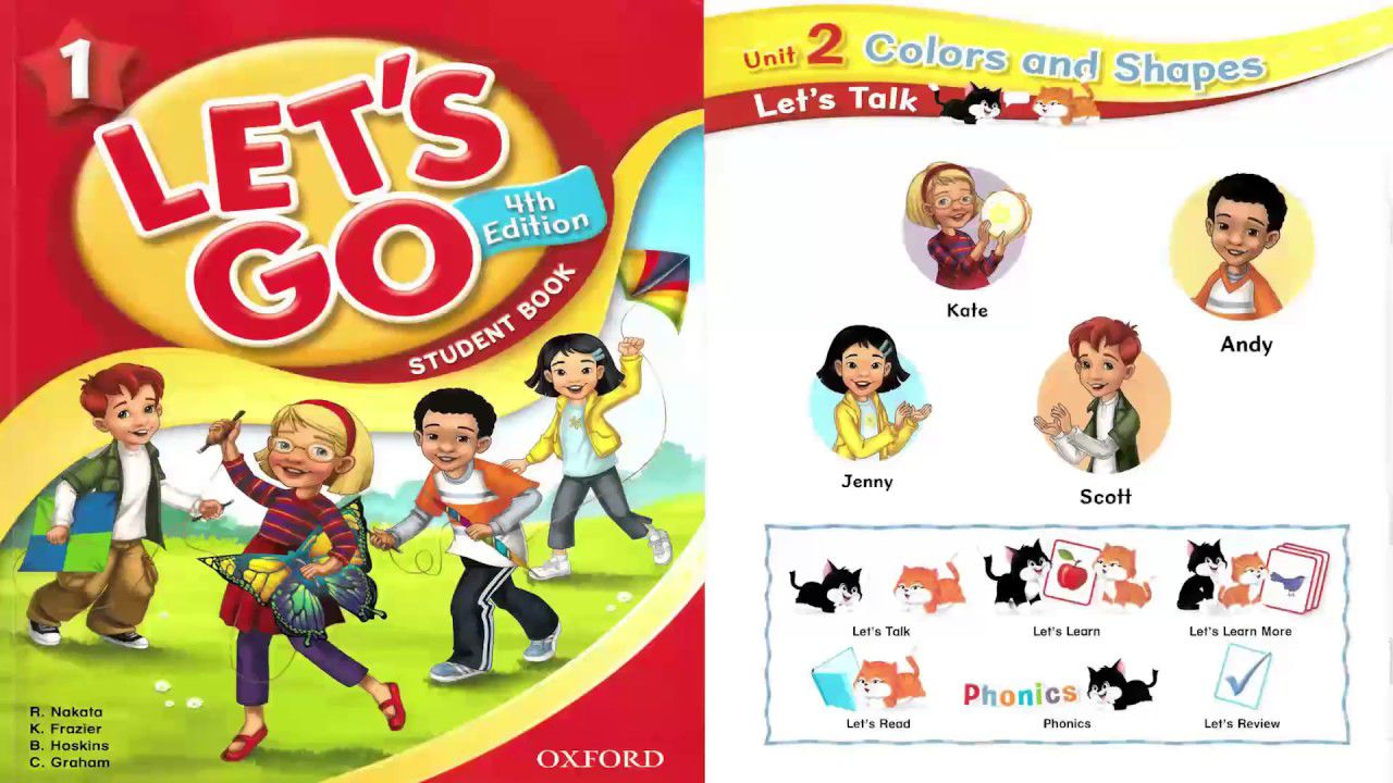 Sách dạy giao tiếp Tiếng Anh cho trẻ em - Let’s Go 1, 2, 3