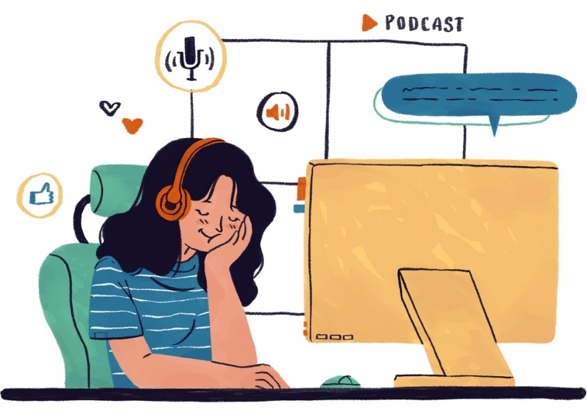 Luyện nghe podcast hàng ngày để tận dụng mọi thời gian