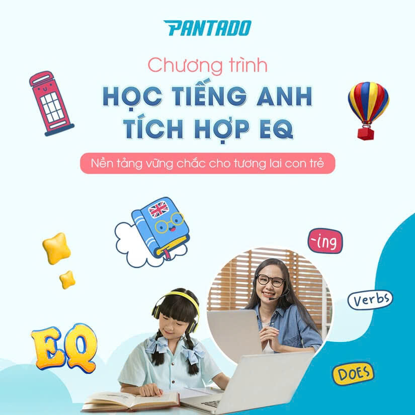 Pantado - Chương trình học tiếng Anh giao tiếp trực tuyến cho trẻ