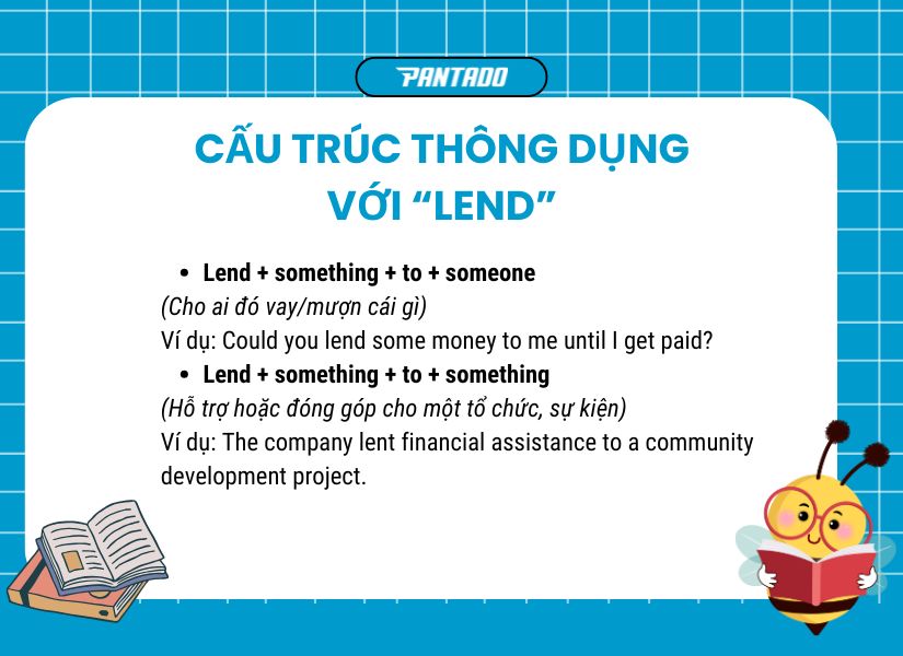 “Lend” đi với giới từ gì?