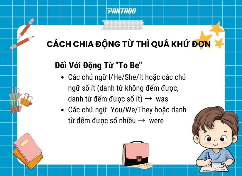 Cách chia động từ thì quá khứ đơn