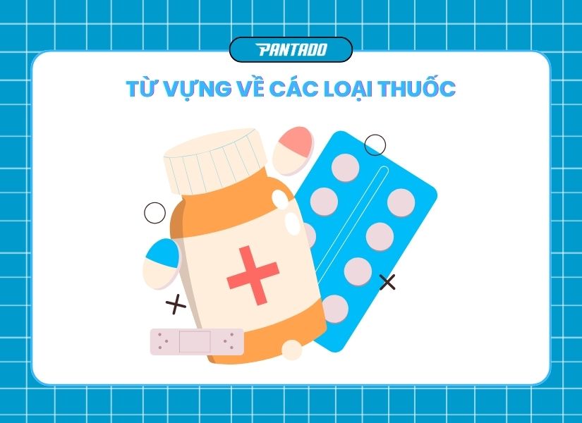 Từ vựng về các loại thuốc trị bệnh bằng tiếng Anh