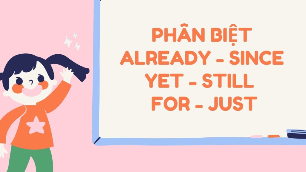 cách dùng Already, Still, Just, Since và Yet