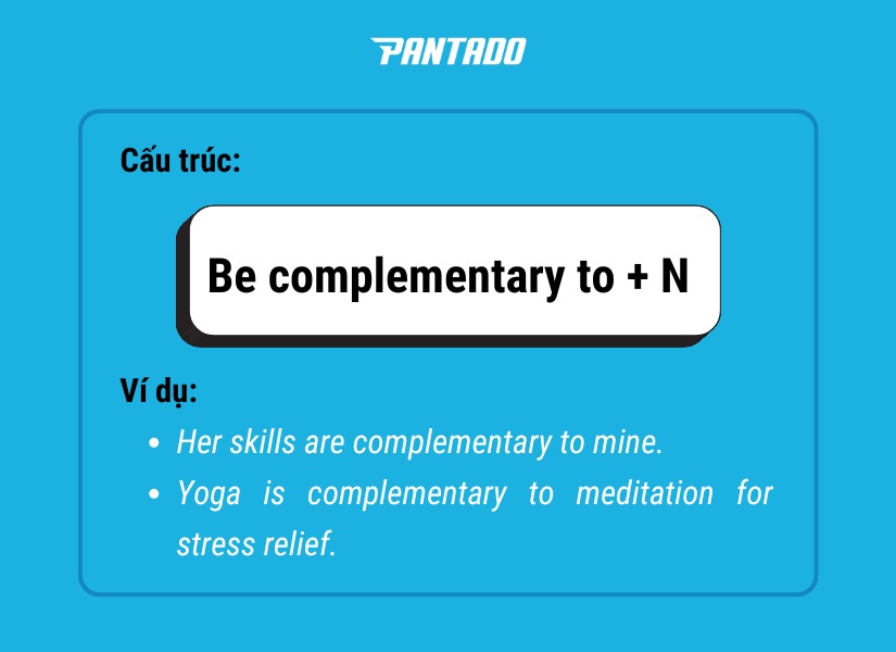 Cấu trúc Be complementary to N