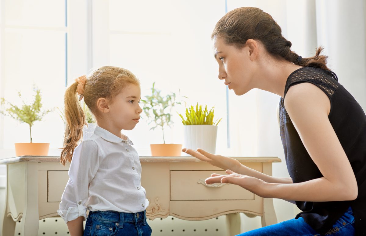 Nhấn mạnh cho trẻ phải luôn sửa đổi