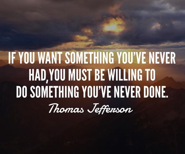 If you want something you never had