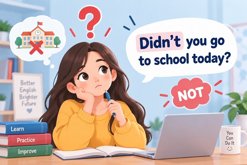 Câu hỏi phủ định trong tiếng Anh