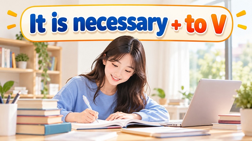 Cấu trúc It is necessary to V