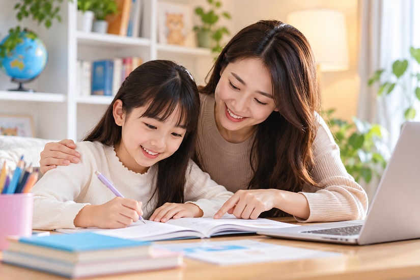 Cha mẹ luôn đồng hành và tạo động lực cho con