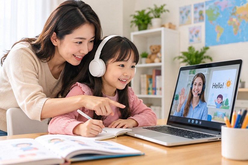 Hướng dẫn trẻ làm quen với thiết bị và nền tảng học