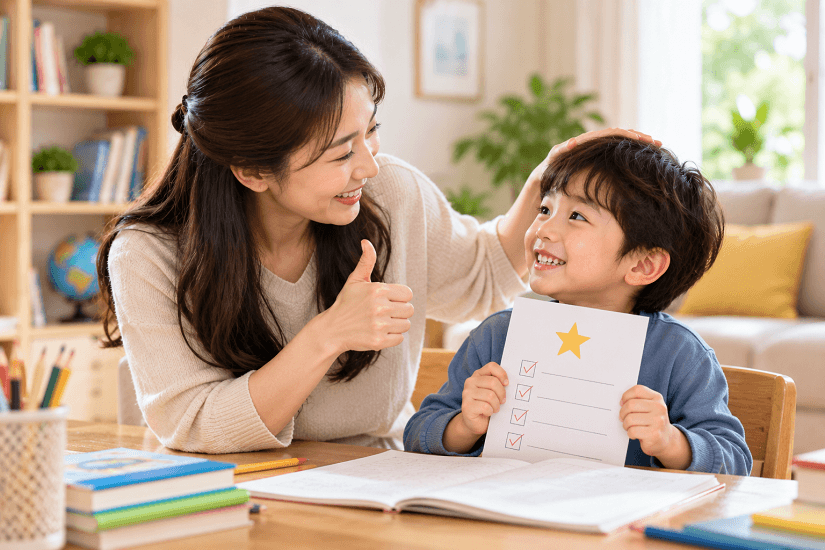 Ghi nhận hành vi tích cực của con