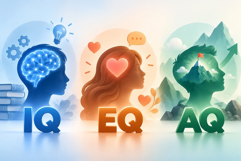 Hiểu rõ bản thân với 3 chỉ số IQ, EQ, AQ