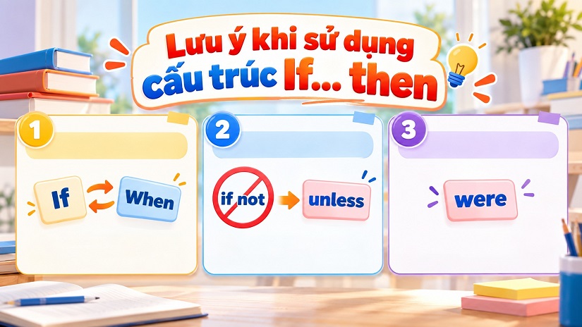 Lưu ý khi sử dụng cấu trúc If...then