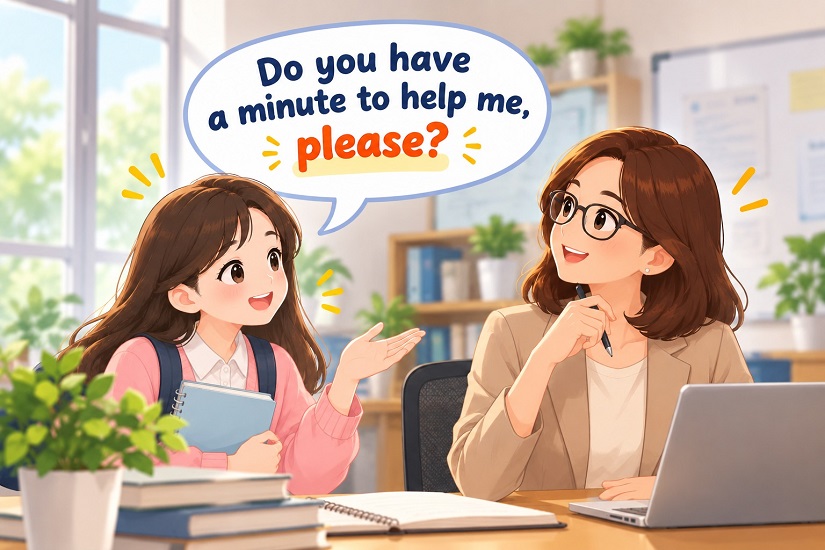 Sử dụng từ please đúng ngữ cảnh để không làm mất sự tự nhiên