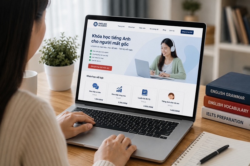 Tìm hiểu website và thông tin khóa học