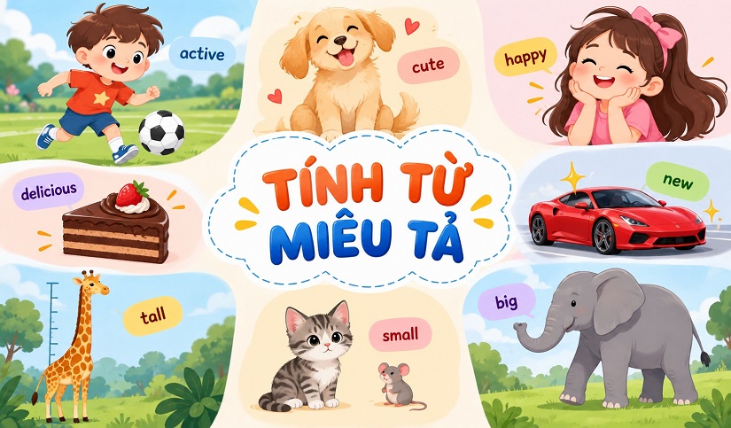 Tính từ miêu tả trong tiếng Anh