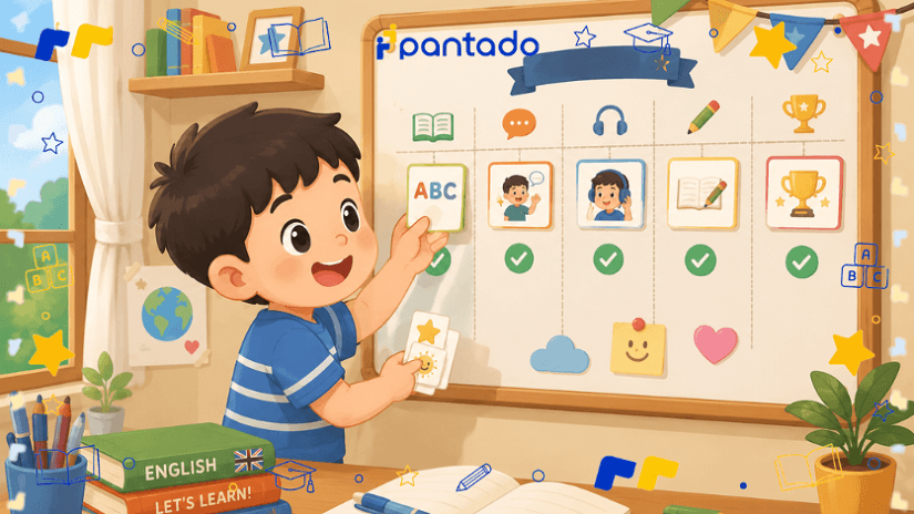 Checklist giúp bé duy trì học mỗi ngày