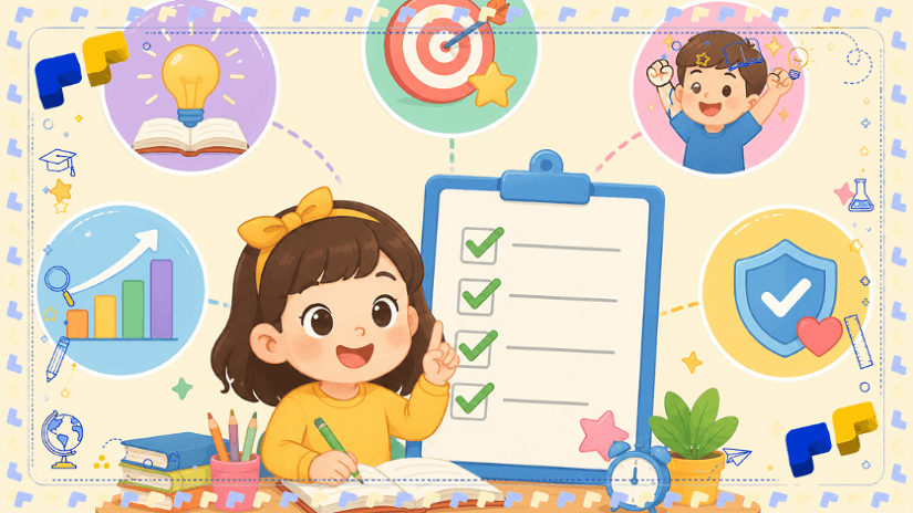 Checklist học tiếng Anh cho con tại nhà hiệu quả