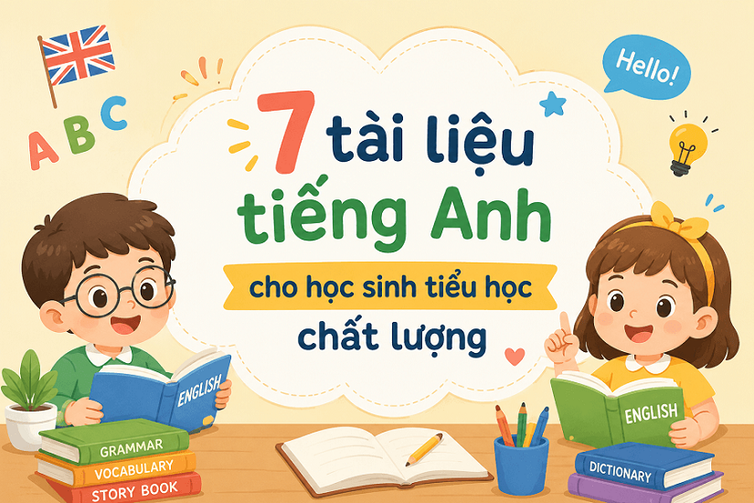 Ba mẹ tham khảo 7 tài liệu học tiếng Anh cho học sinh tiểu học phổ biến, chất lượng