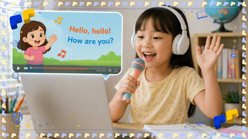 Cho trẻ học tiếng Anh thông qua bài hát