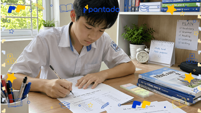 Ngày thứ 6 sẽ làm 2 đề thi thử tiếng Anh để củng cố kiến thức