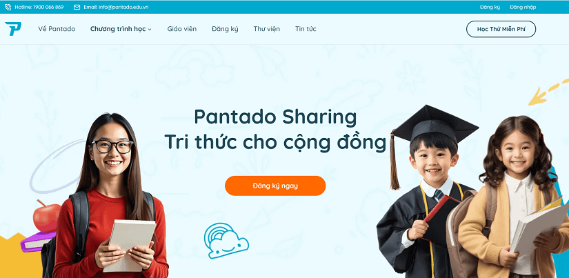 Khóa học tiếng Anh online miễn phí PanSharing