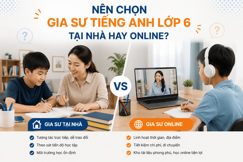 Nên chọn gia sư offline hay online