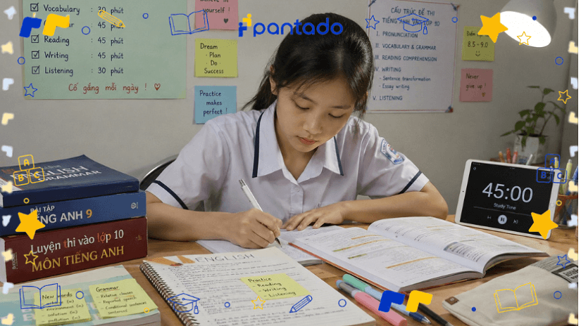 Tài liệu ôn tập học kỳ 1 tiếng Anh lớp 9 giúp con đạt điểm cao