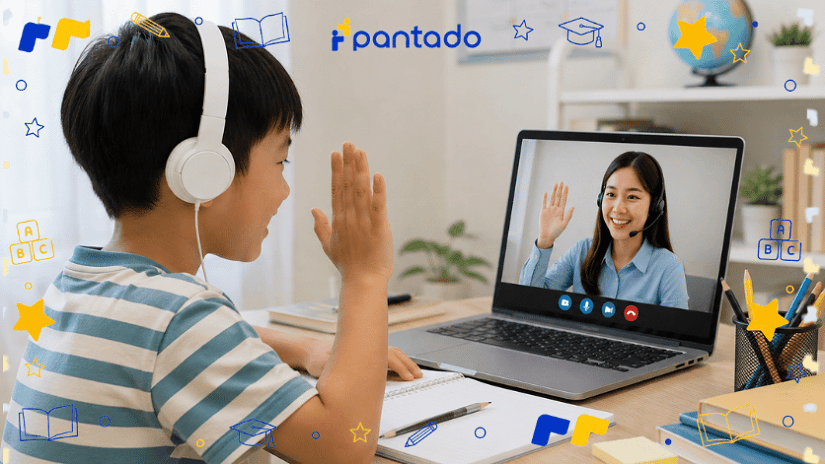 Trẻ được làm quen với đọc và viết tiếng Anh