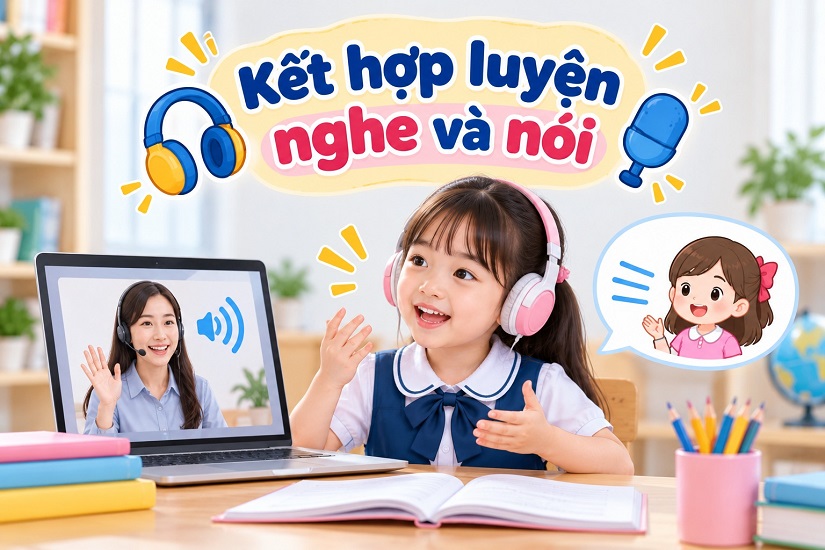Kết hợp luyện nghe và nói