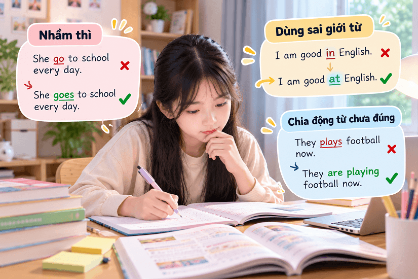 Mẹo ôn thi tiếng Anh giữa kì 1 lớp 6 hiệu quả