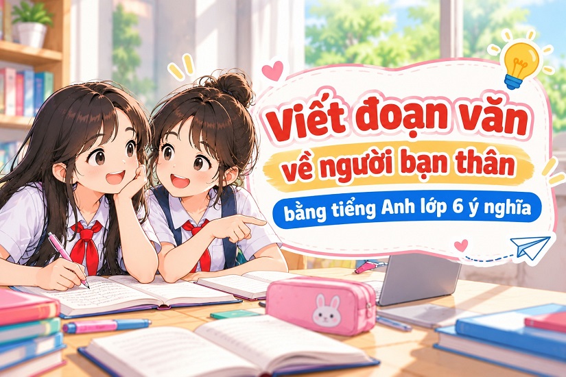 Viết đoạn văn về người bạn thân lớp 6
